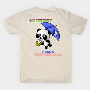 panda rain umbrella T-Shirt